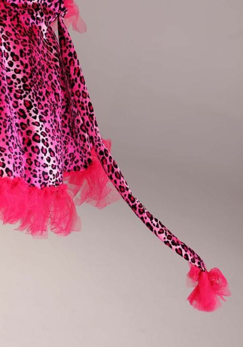 Girl's Prancing Pink Leopard Costume Dress - US 5438