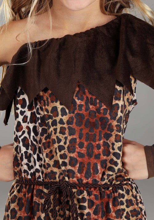 Prehistoric Cave Girl's Costume - US 3257