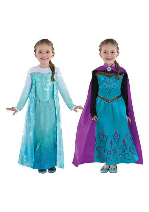Girl's Reversible Frozen Elsa Costume - US 4777