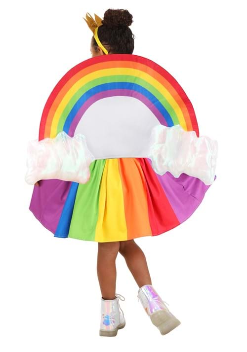Girl's Royal Rainbow Costume Dress - US 9586