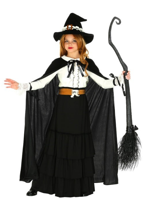 Girl's Salem Witch Costume - US 6002