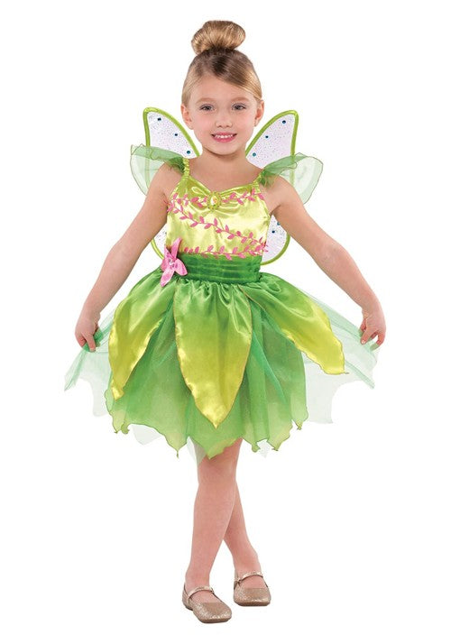 Girl's Tinker Bell Green Costume Dress - US 9742