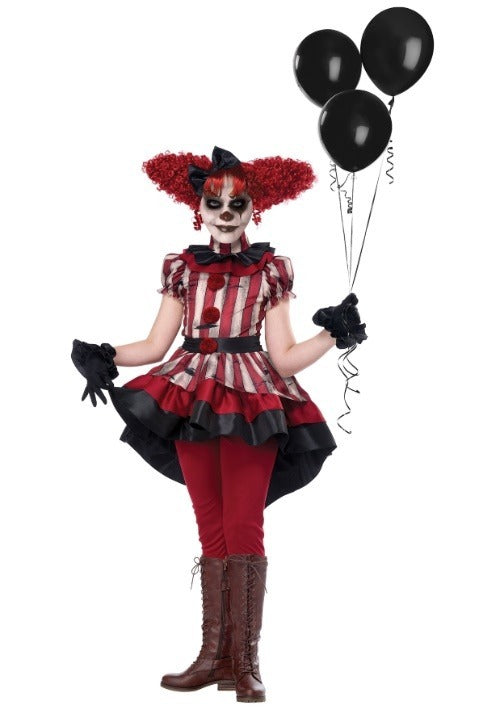 Girl's Wicked Clown Costume - US 8667