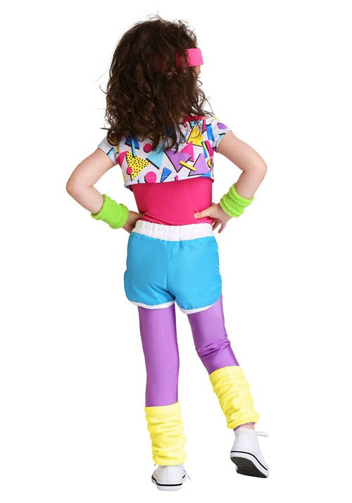 Girl's Toddler Work It Out 80s Costume - US 6275