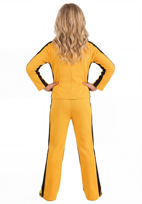 Girl's Yellow Ninja Assassin Costume - US 0415