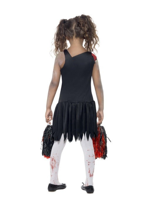 Zombie Cheerleader Costume Dress for Girls - US 0767