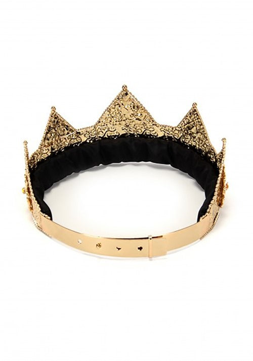 Gold Ladies Adjustable 3" Pointed Crown - US 6234