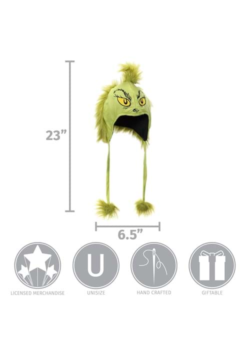 Deluxe Grinch Hoodie Hat - US 7152