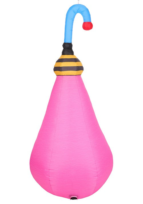 7FT Hanging Cotton Candy Cocoon Inflatable Killer Klowns from Outer Space Decoration - US 0946