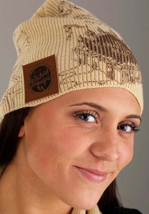 Harry Potter Marauders Map Knit Hat & Scarf Set - US 4565