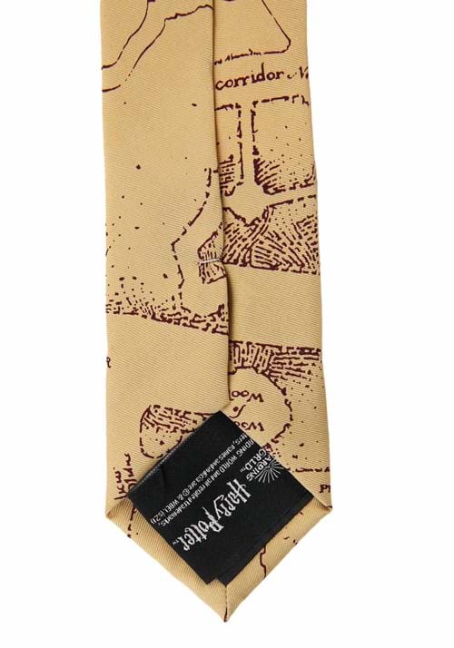 Adult Harry Potter Marauders Map Necktie - US 1189