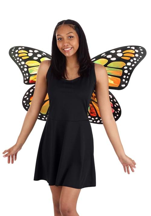 Adult Monarch Butterfly Holographic Costume Wings - US 6163