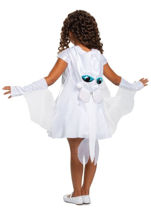 How to Train Your Dragon Classic Girls Light Fury Costume - US 8768
