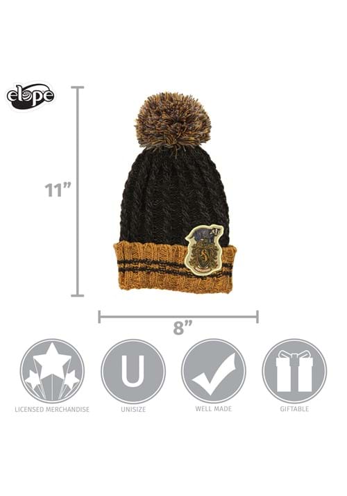 Harry Potter Hufflepuff Pom Beanie - US 9437