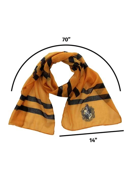 Adults Hogwarts Hufflepuff Lightweight Scarf - US 6744