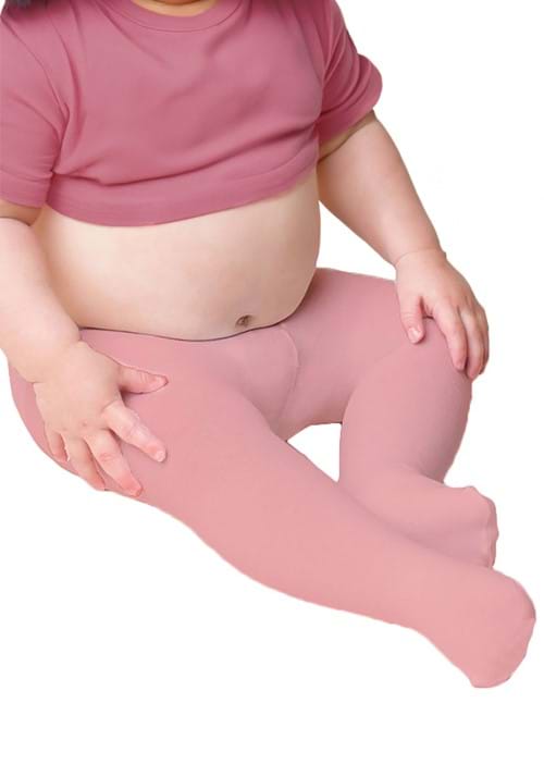 Dusty Rose Tights for Infants - US 8042