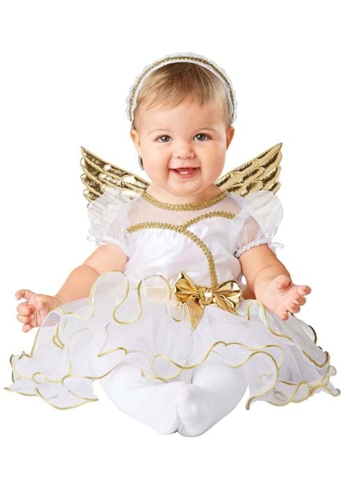 Infant Girl's Golden Angel Costume - US 6664