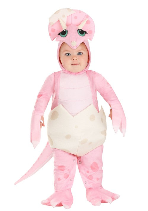 Pink Hatchling Dinosaur Costume for Infants - US 7899