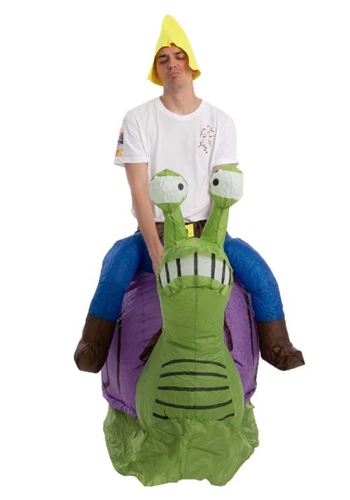 Inflatable Grumpy Snail Ride-On Costume for Adults - US 8299