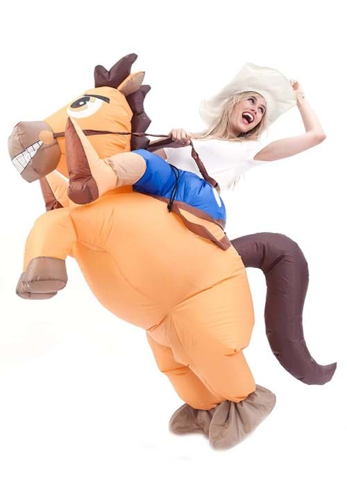 Inflatable Horse Ride-On Costume for Adults - US 6399