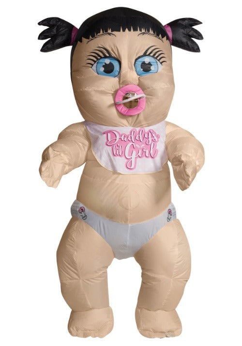 Adult Inflatable Baby Girl Costume - US 8506
