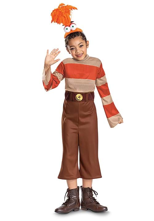 Girl's Inside Out 2 Anxiety Costume - US 3299