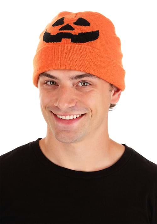 Jack-O-Lantern Halloween Adult Beanie - US 1183