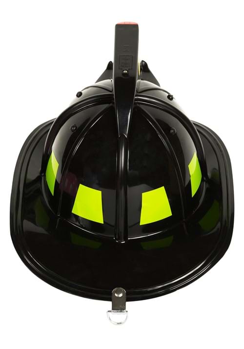 Black Light Up and Sound Fire Chief Kid's Helmet - US 2876