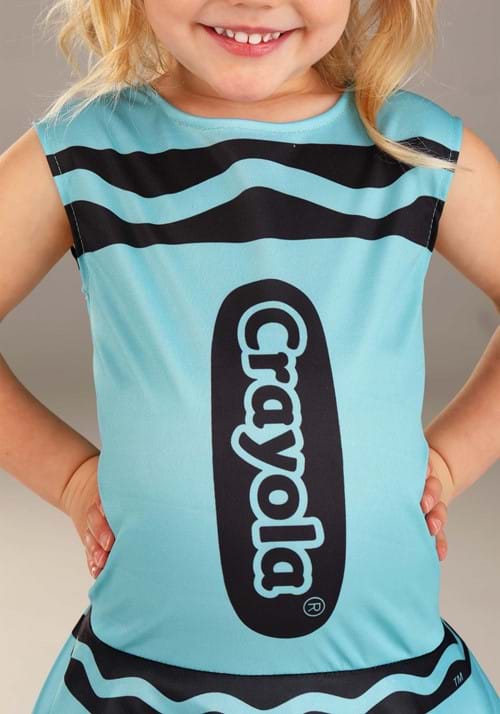Girl's Blue Crayon Costume Dress - US 2176