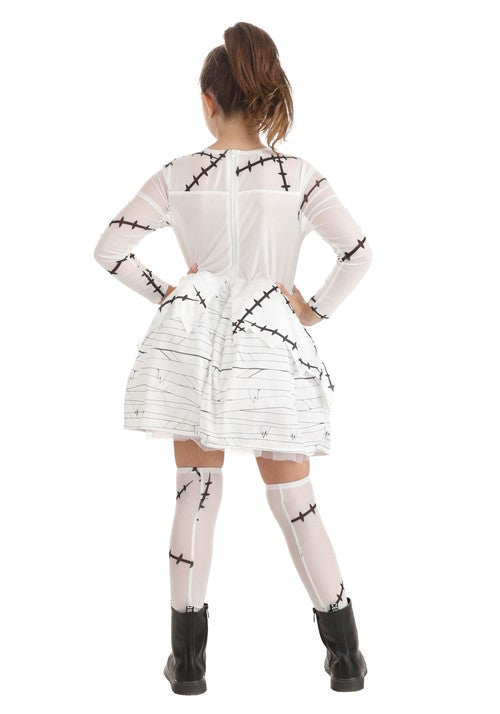 Bride of Frankenstein Costume Dress for Kid's - US 8492