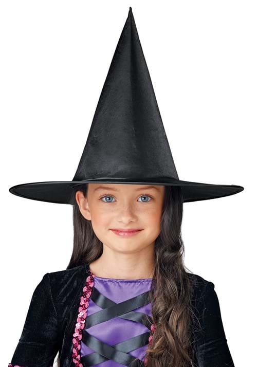 Magical Black Witch Hat for Kids - US 9856