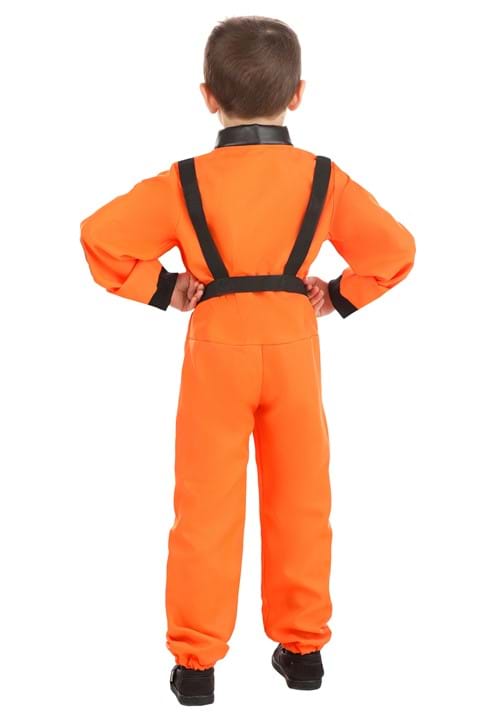 Orange Astronaut Costume for Kids - US 8261