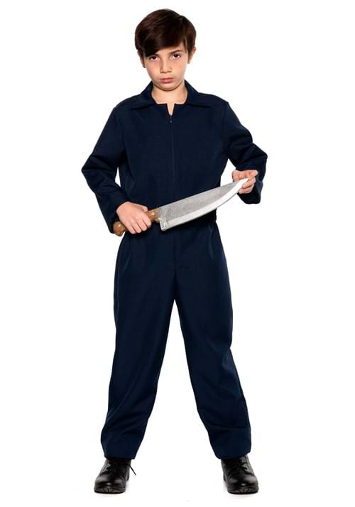 Dark Blue Mechanic Coveralls Costume for Kids - US 7682
