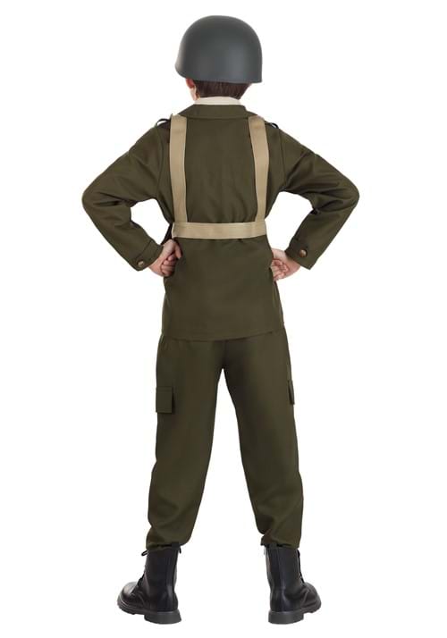 Deluxe WW2 Soldier Costume for Kids - US 3482