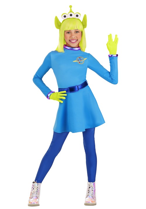 Disney and Pixar Toy Story Alien Costume Dress for Girls - US 9640