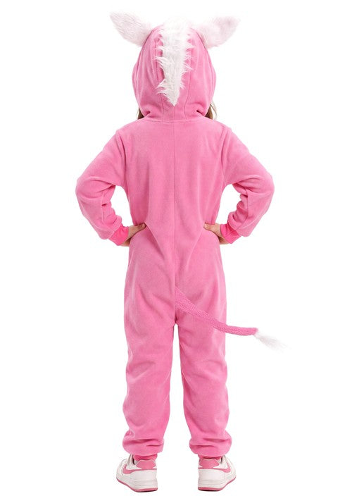 Kid's Diva Unicorn Pink Union Suit Costume - US 4497