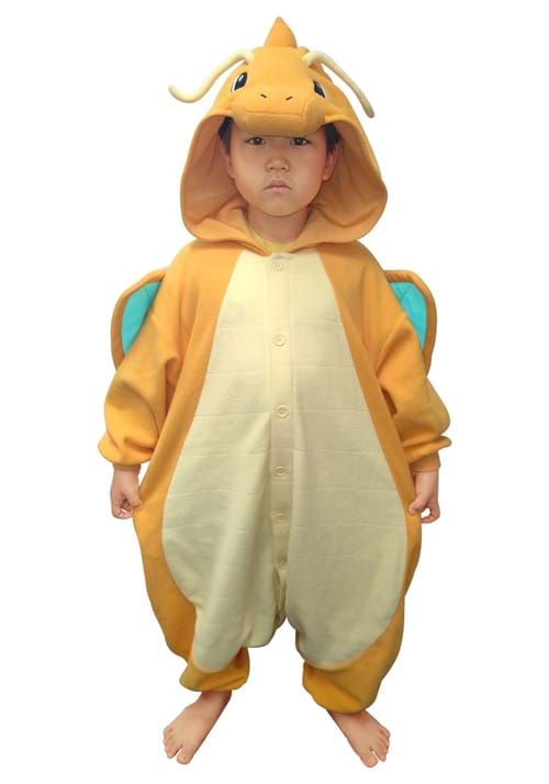 Kid's Pokémon Dragonite Kigurumi Costume Onesie - US 9963