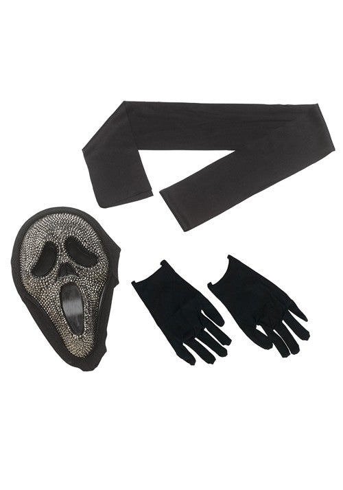 Kid's Ghost Face Gun Powder Bling Costume - US 9132