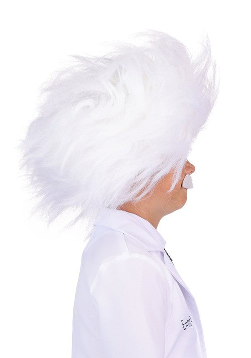 Kid's Mad Scientist Costume Wig and Mustache Kit - US 2049