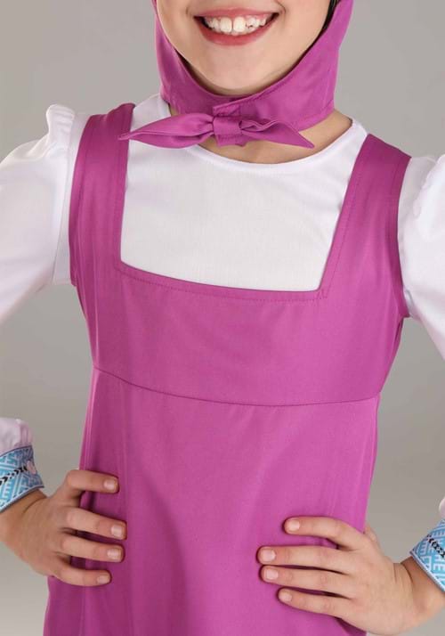 Kid's Masha and the Bear Masha Halloween Costume - US 9257