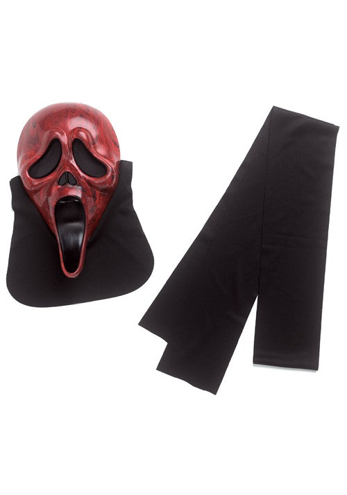 Kid's Midnight Red Ghost Face Costume - US 3486