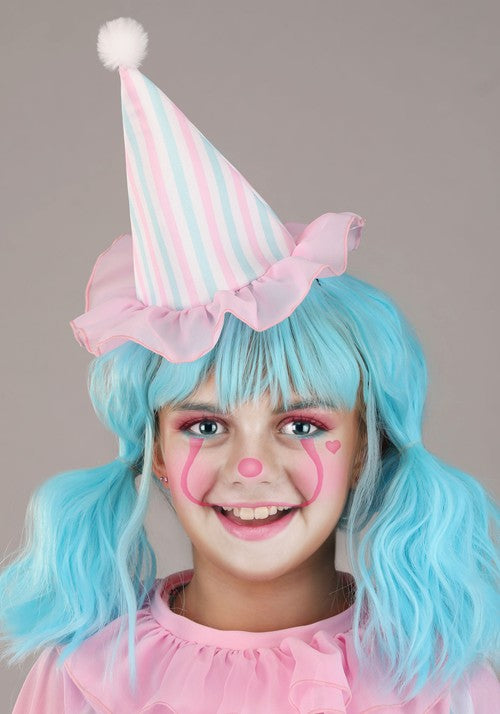 Girl's Pastel Pom Pom Clown Costume - US 6564