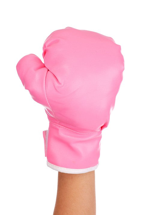 Kid's Pink Boxing Costume Gloves - US 5967