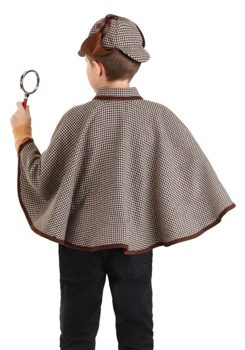 Kid's Sherlock Holmes Hat and Poncho Costume Accessory Kit - US 1127