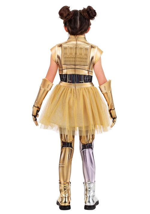 Girl's Star Wars C3PO Costume Dress - US 2410