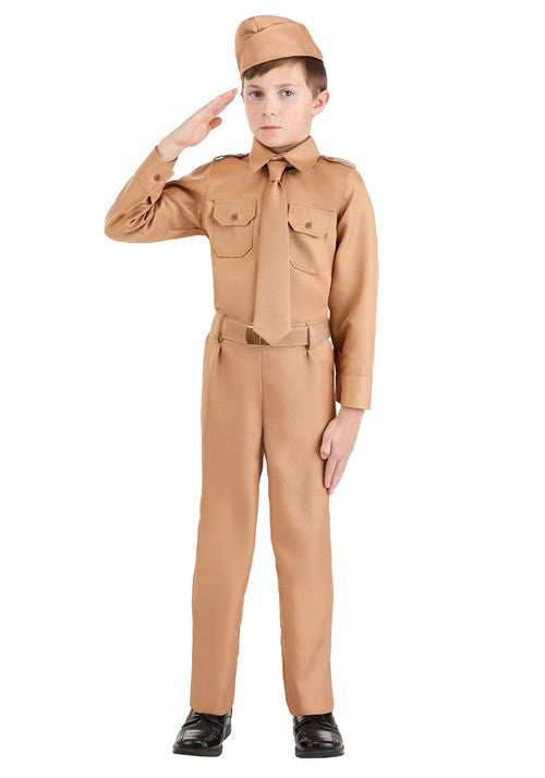 WW2 Army Kid's Costume - US 8792