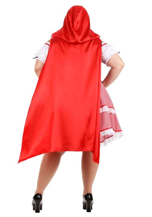 Women's Plus Size Knee Length Red Riding Hood Costume - US 0008