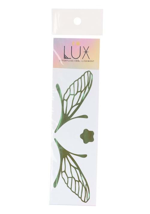 Lace Wing Oil Slick Holographic Face Decals - US 2644