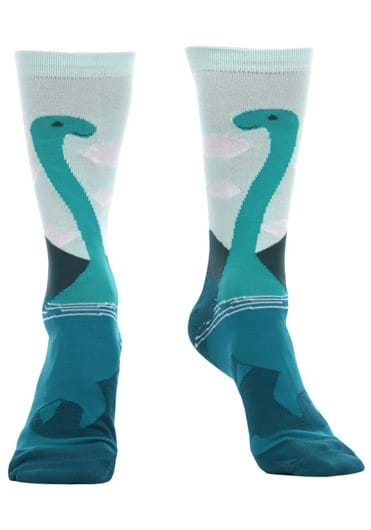Loch Ness Monster Socks for Adults - US 7397