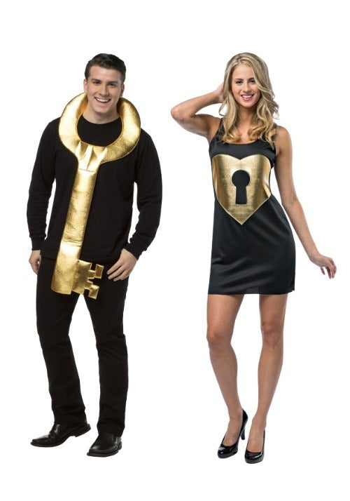 Adults Lock and Key Couples Costume - US 4964